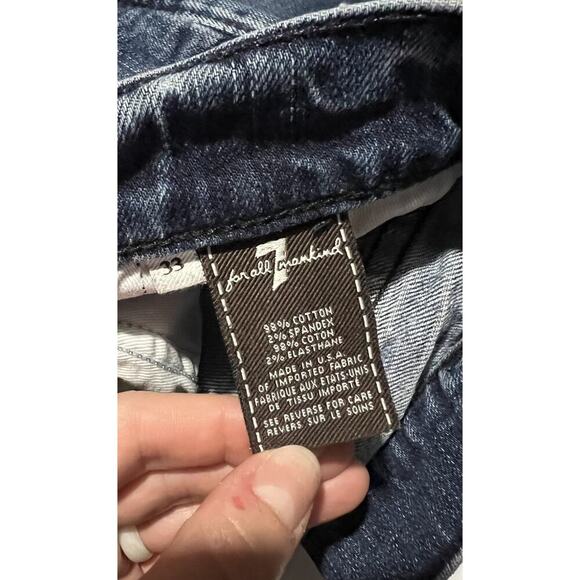 7 For All Mankind Austyn Jeans Blue Relaxed Straight Leg Size 33 Men’s - Picture 3 of 7